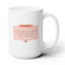 LAUGH OFTEN GROWTH MUG - Premium Large White Round BPA-Free Cute Ceramic Coffee Tea Mug With C-Handle, 15OZ (6067563)