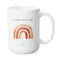 2 CORINTHIANS 1:20 FAITH MUG - Premium Large White Round BPA-Free Cute Ceramic Coffee Tea Mug With C-Handle, 15OZ (5361449) - GratiTea - Mug