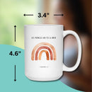 2 CORINTHIANS 1:20 FAITH MUG - Premium Large White Round BPA-Free Cute Ceramic Coffee Tea Mug With C-Handle, 15OZ (5361449) - GratiTea - Mug