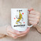 BANANA LOVE MUG - Premium Large White Round BPA-Free Cute Ceramic Coffee Tea Mug With C-Handle, 15OZ (8939485) - GratiTea - Mug
