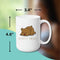 BEARLY AWAKE REST MUG - Premium Large White Round BPA-Free Cute Ceramic Coffee Tea Mug With C-Handle, 15OZ (6025955) - GratiTea - Mug