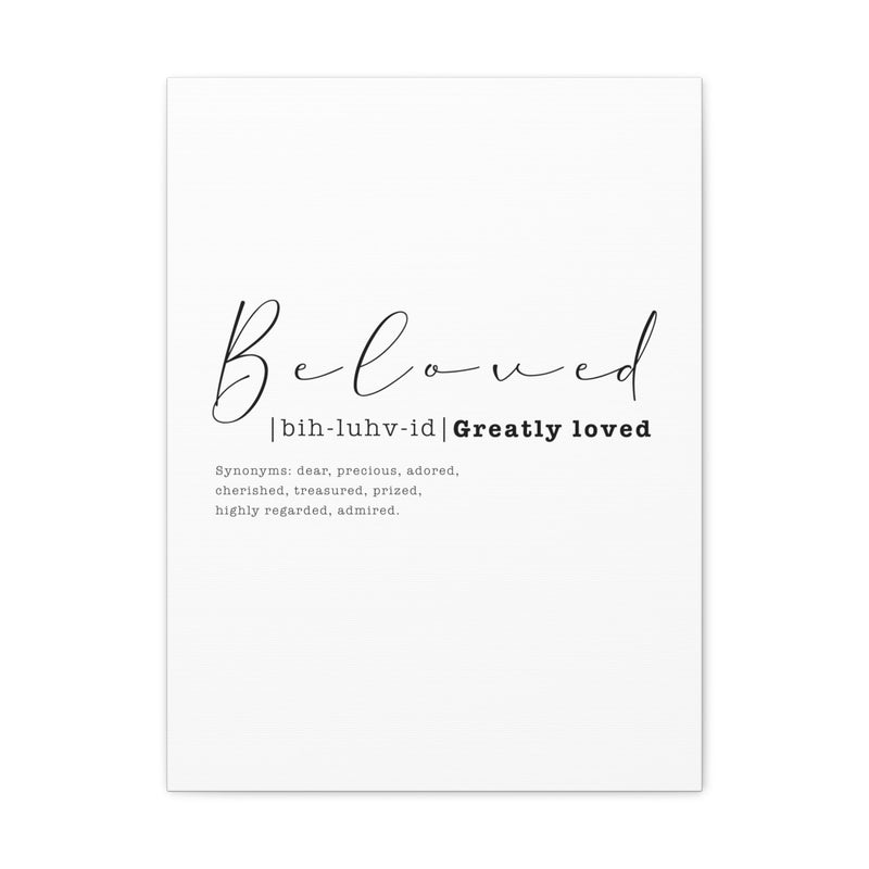 BELOVED LOVE CANVAS - Premium Large Inpirational Wall Hanging Art Print For Home And Office (5031029) - GratiTea - Canvas