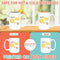 BUTTER HALF LOVE MUG - Premium Large White Round BPA-Free Cute Ceramic Coffee Tea Mug With C-Handle, 15OZ (1053448) - GratiTea - Mug