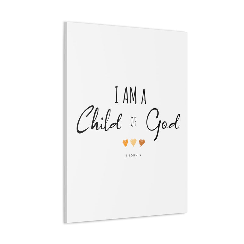 CHILD OF GOD FAITH CANVAS - Premium Large Inpirational Wall Hanging Art Print For Home And Office (6047313) - GratiTea - Canvas