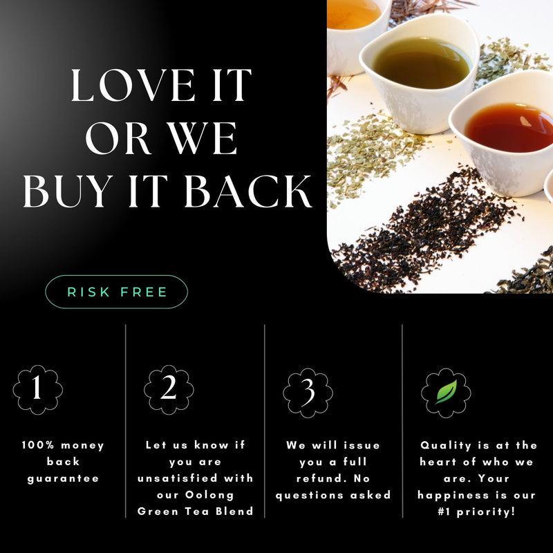 GRATITEA Oolong Green Tea - Premium All-Natural High Performance Loose Leaf Tea, 75G - GratiTea - Tea & Infusions