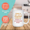 HURRY HEART REST MUG - Premium Large White Round BPA-Free Cute Ceramic Coffee Tea Mug With C-Handle, 15OZ (8587858) - GratiTea - Mug
