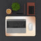 Large Calming Scandinavian Non-Slip Neoprene Office Desk Mat For Office & Home (6937944) - GratiTea - Home Decor