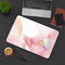 Large Cute Pink Boho Chic Non-Slip Neoprene Office Desk Mat With Marble Design For Office & Home (7136879) - GratiTea - Home Decor