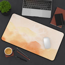 Large Orange Dreamy Clouds Non-Slip Neoprene Office Desk Mat For Office & Home (5766486) - GratiTea - Home Decor