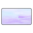 Large Purple Calming Non-Slip Neoprene Office Desk Mat With Abstract Splashes For Office & Home (0678599) - GratiTea - Home Decor
