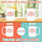 LAUGH OFTEN GROWTH MUG - Premium Large White Round BPA-Free Cute Ceramic Coffee Tea Mug With C-Handle, 15OZ (6067563) - GratiTea - Mug