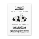 LAZY PANDA REST CANVAS - Premium Large Inpirational Wall Hanging Art Print For Home And Office (3351784) - GratiTea - Canvas