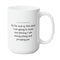 MANIFEST GROWTH MUG - Premium Large White Round BPA-Free Cute Ceramic Coffee Tea Mug With C-Handle, 15OZ (1890919) - GratiTea - Mug