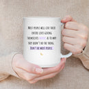 NO EXCUSES GROWTH MUG - Premium Large White Round BPA-Free Cute Ceramic Coffee Tea Mug With C-Handle, 15OZ (4341704) - GratiTea - Mug