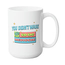 NOT MEDIOCRE GROWTH MUG - Large White Round BPA-Free Cute Ceramic Coffee Tea Mug With C-Handle, 15OZ (4579523) - GratiTea - Mug