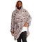 PUG SLEEP HOODIE - Premium Soft Polyester Unisize Wearable Snug Hoodie Blanket With Plush Hood - GratiTea - Snug Hoodie Economy - AOP