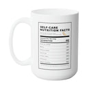 SC NUTRITION FACTS REST MUG - Premium Large White Round BPA-Free Cute Ceramic Coffee Tea Mug With C-Handle, 15OZ (5831467) - GratiTea - Mug
