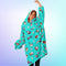 SUSHI SLEEP HOODIE - Premium Soft Polyester Unisize Wearable Snug Hoodie Blanket With Plush Hood - GratiTea - Snug Hoodie Economy - AOP