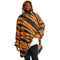 TIGER PRINT SLEEP HOODIE - Premium Soft Polyester Wearable Snug Hoodie Blanket With Plush Hood (4821950) - GratiTea - Snug Hoodie Economy - AOP