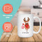 TIS THE SEASON SEASONAL MUG - Premium Large White Round BPA-Free Cute Ceramic Coffee Tea Mug With C-Handle, 15OZ (4084927) - GratiTea - Mug