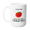 TOMATO LOVE MUG - Premium Large White Round BPA-Free Cute Ceramic Coffee Tea Mug With C-Handle, 15OZ (1343614) - GratiTea - Mug