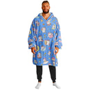 UNICORN SLEEP HOODIE - Premium Soft Polyester Wearable Snug Hoodie Blanket With Plush Hood (4824330) - GratiTea - Snug Hoodie Economy - AOP