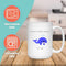 WHALE OK HEALING MUG - Premium Large White Round BPA-Free Cute Ceramic Coffee Tea Mug With C-Handle, 15OZ (8026786) - GratiTea - Mug